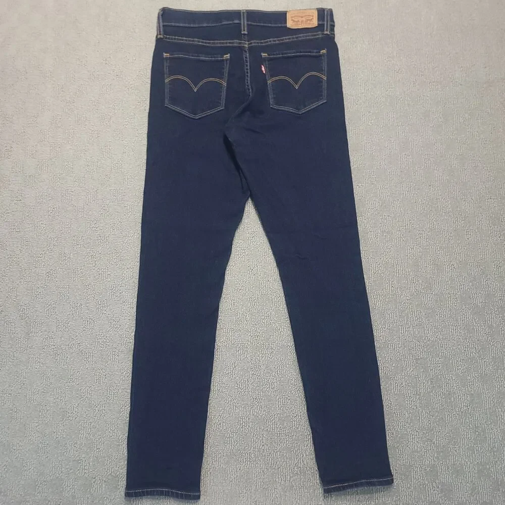 Levis 311 Shaping Skinny Jeans Womens Size 27 Mid Rise Blue Stretch Denim Pants